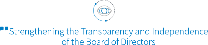 Strengthening the Transparency and Independence of the Board of Directors